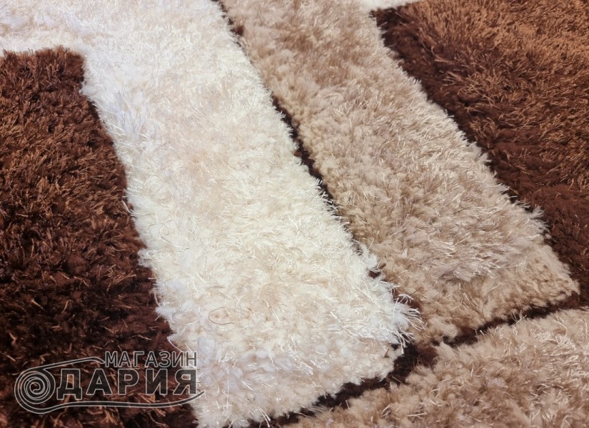 Тъкан килим 3D SHAGGY GRANDE 400 brown